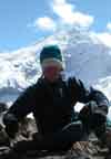On top of Thorong La (a pass at 5,416 meters - 17,771 feet) in Nepal, 2002