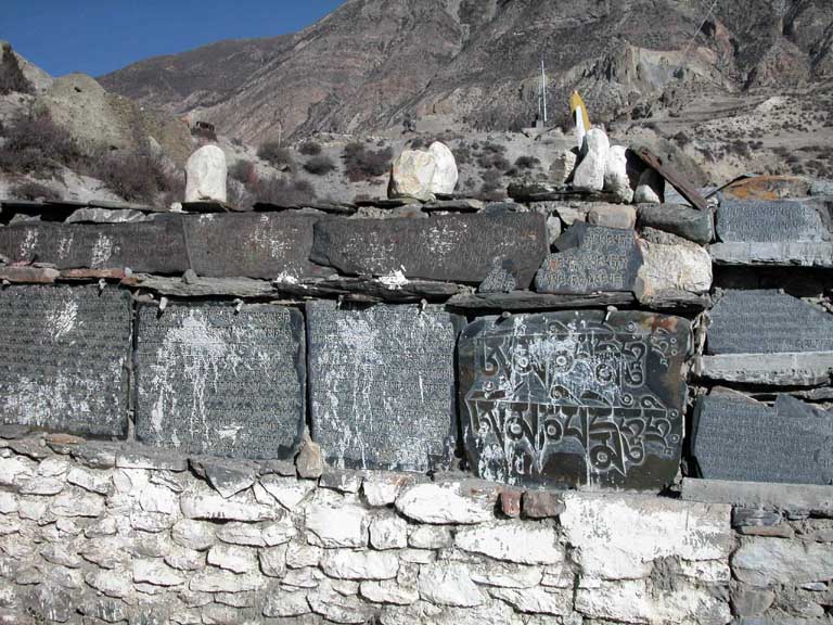 Tibetanska mani stenar