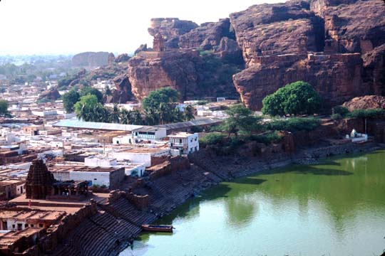 Badami City lake view