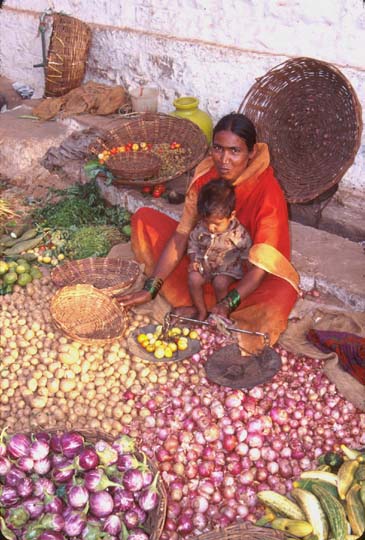 Badami Vegie vendor