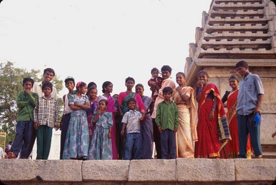 Hampi People at car festival