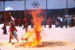 Rumtek monastery Festival fire