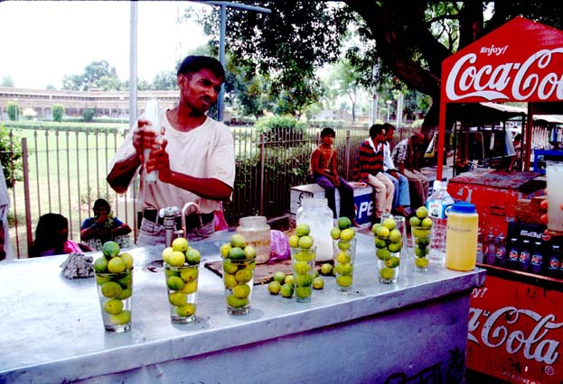 Sarnat Lime juice vendor