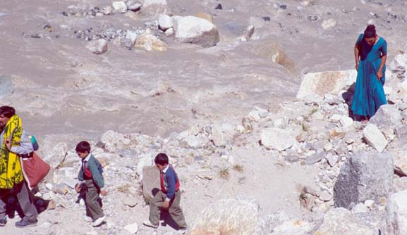 Gangotri trek Pilgrim man in dress