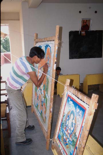 Dharamshala Painting mandalas