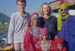 Srinagar Costumed tourists n us