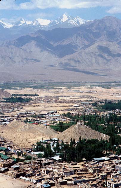 Leh View from palace