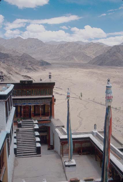 Ladakh Thikse monastery mountains valley