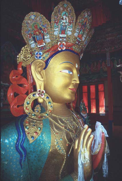 Ladakh Thikse Buddha 15 meters