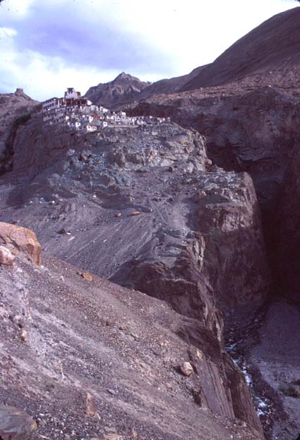 Nubra View of Diskit monastery