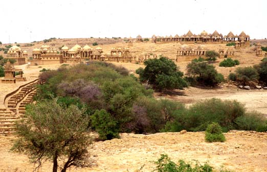 Jaisalmer Ancient cemetery of Badabagh