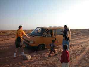 Stuck in the desert