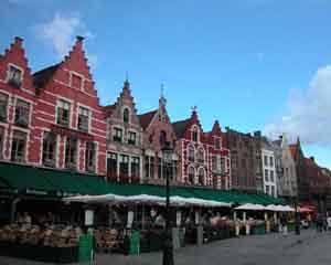 The Brugge city center