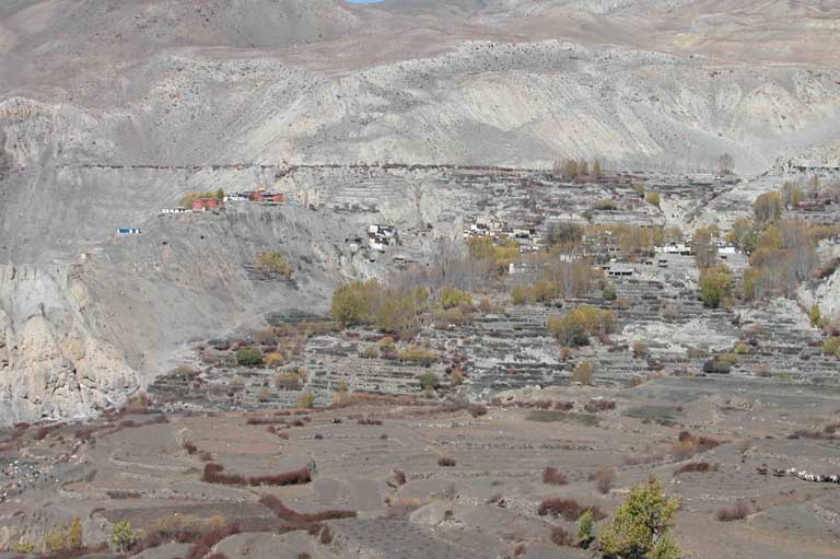Muktinath byn 3700 m�h