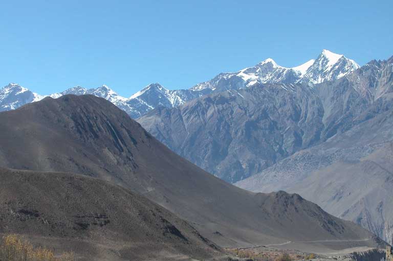 Himalaya �ver Muktinath 3700 m�h