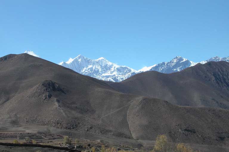 Himalaya �ver Muktinath 3700 m�h