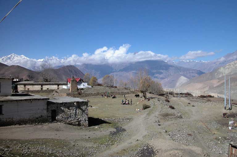Muktinath byn 3700 m�h