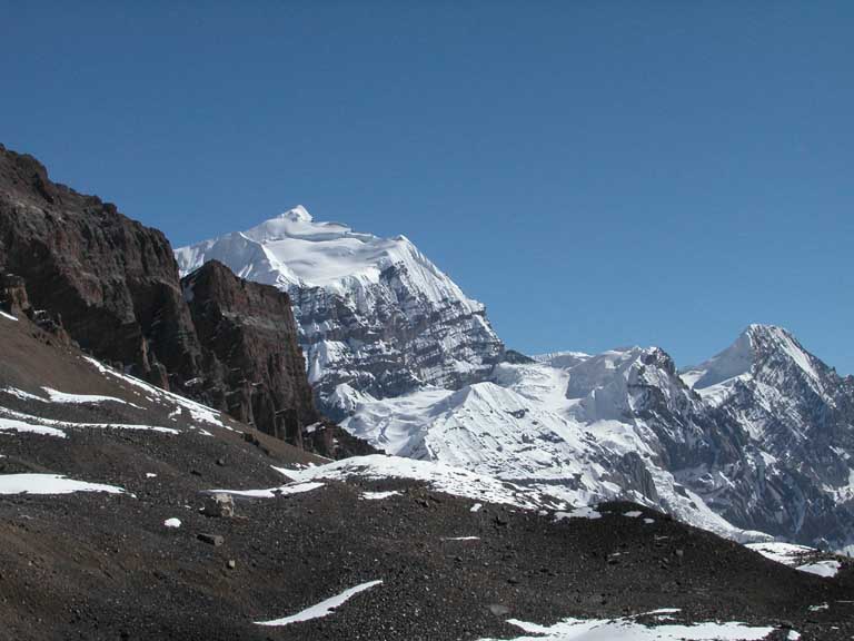 Fj�ll vid Thorong La 5416 m�h