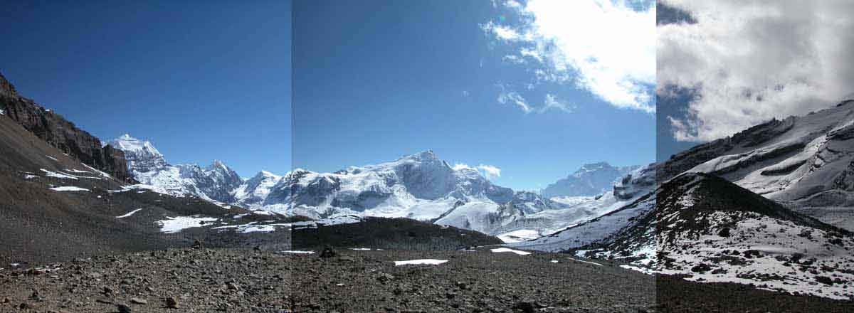 Fj�ll vid Thorong La 5416 m�h
