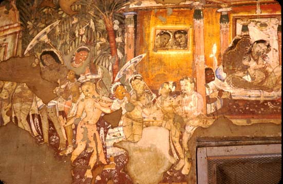Ajanta Cave mural