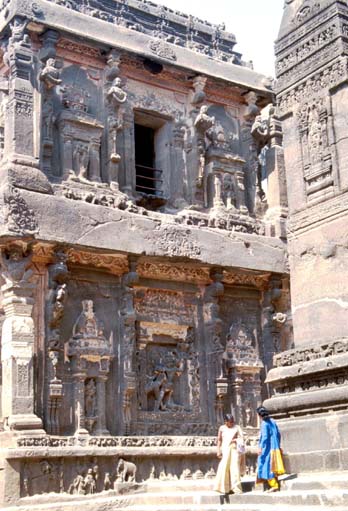 Ellora Temple carved out of rock