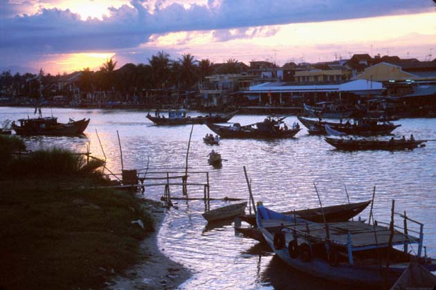 HoiAn Sunset on ThuBon River