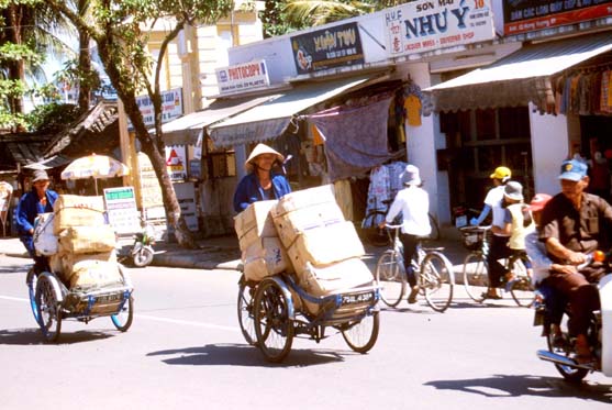Hue Bicycle Rickshaws